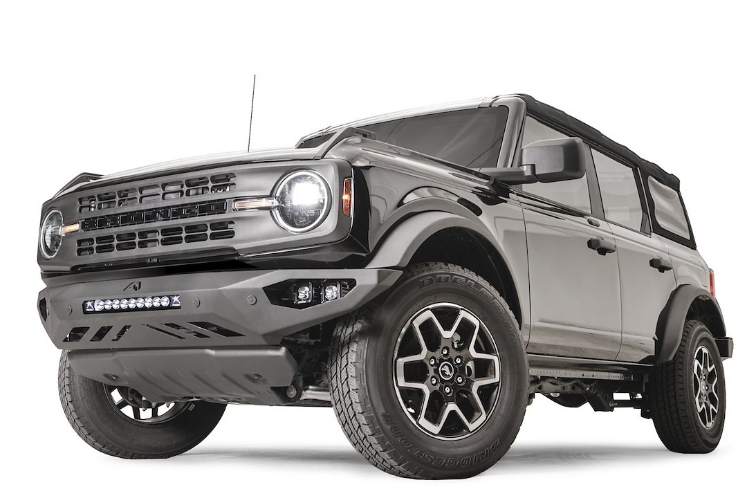 Fab Fours Bumper, Vengeance, One Piece Design, Mounting Hardware Included, Without Grille Guard, Without Winch Mount, Without Tow Hooks – FB21-D5251-1