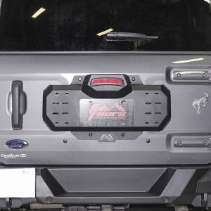 Fab Fours Spare Tire Accessory Mount, Use to Add Accessories to Spare Tire Delete Plate Such as Hi-Lift Jack and 1 Rotopax – FB21-Z5251-1