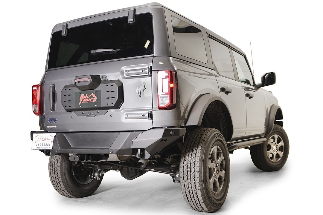 Fab Fours Spare Tire Accessory Mount, Use to Add Accessories to Spare Tire Delete Plate Such as Hi-Lift Jack and 1 Rotopax – FB21-Z5251-1