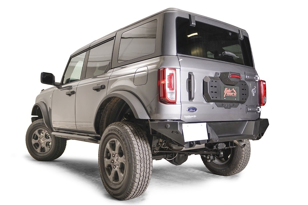 Fab Fours Spare Tire Accessory Mount, Use to Add Accessories to Spare Tire Delete Plate Such as Hi-Lift Jack and 1 Rotopax – FB21-Z5251-1