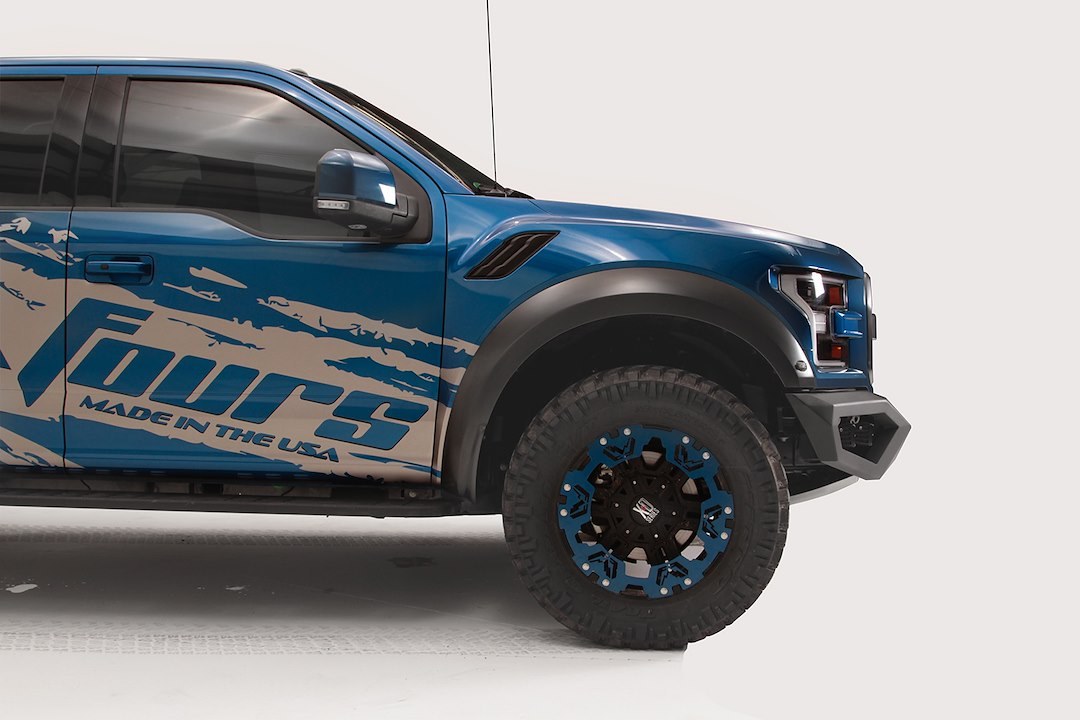 Fab Fours Bumper, Vengeance, One Piece Design, Mounting Hardware Included, Without Grille Guard, Without Winch Mount, Without Tow Hooks – FF17-D4351-1