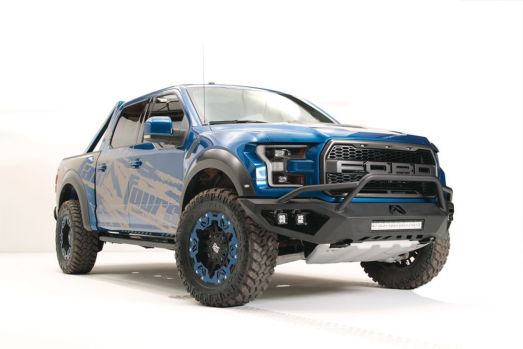 Fab Fours Bumper, Vengeance, One Piece Design, Mounting Hardware Included, Without Grille Guard, Without Winch Mount, Without Tow Hooks – FF17-D4351-1