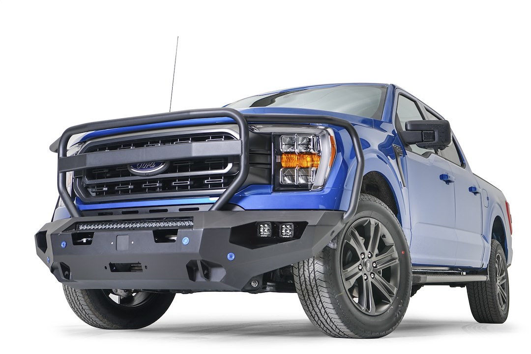 Fab Fours Bumper, Matrix Series, One Piece Design, Mounting Hardware Included, With Grille Guard – FF21-X4750-1