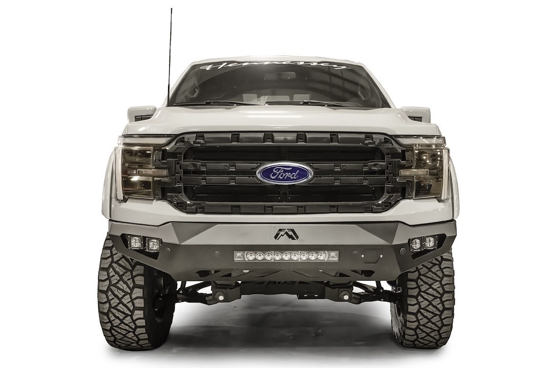 Fab Fours Bumper, Vengeance, One Piece Design, Mounting Hardware Included, Without Grille Guard, Without Winch Mount, Without Tow Hooks – FF24-D6551-1