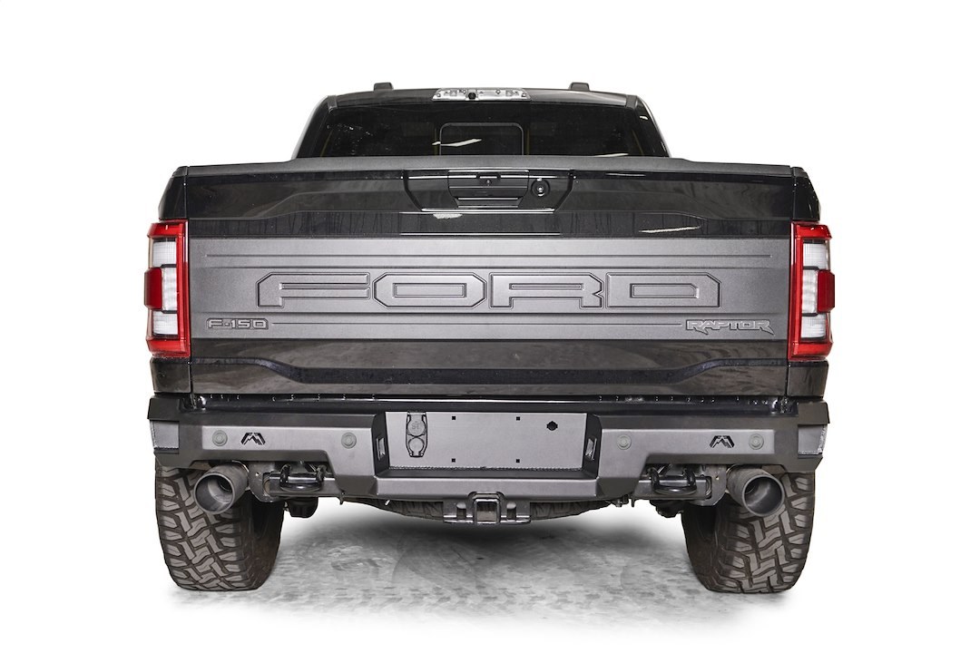 Fab Fours Bumper, Premium, One Piece Design, Mounting Hardware Included, Retains Factory Tow Hooks, Compatible with OEM Receiver Hitch – FR21-W5351-1