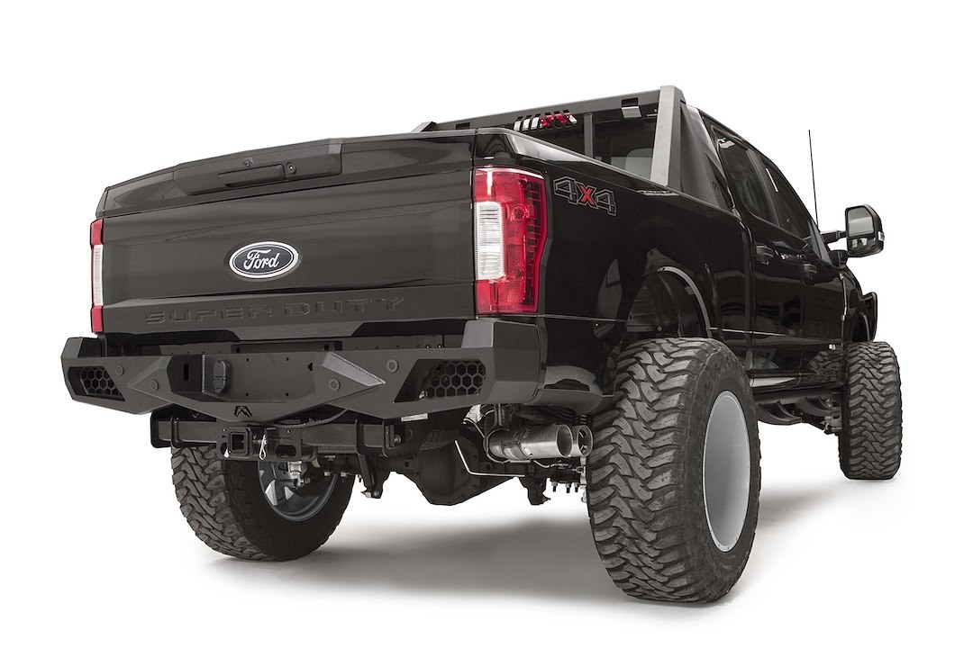 Fab Fours Bumper, Vengeance, One Piece Design, Mounting Hardware Included – FS17-E4151-B