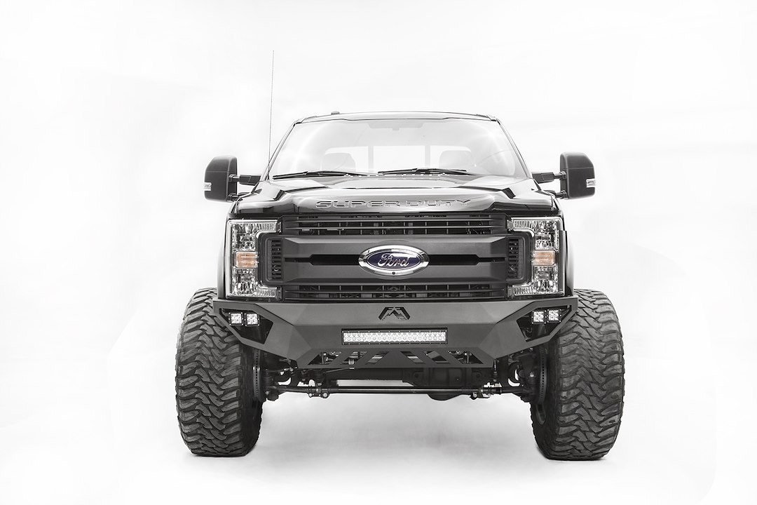Fab Fours Bumper, Vengeance, One Piece Design, Mounting Hardware Included, Without Grille Guard, Without Winch Mount, Without Tow Hooks – FS17-V4151-1
