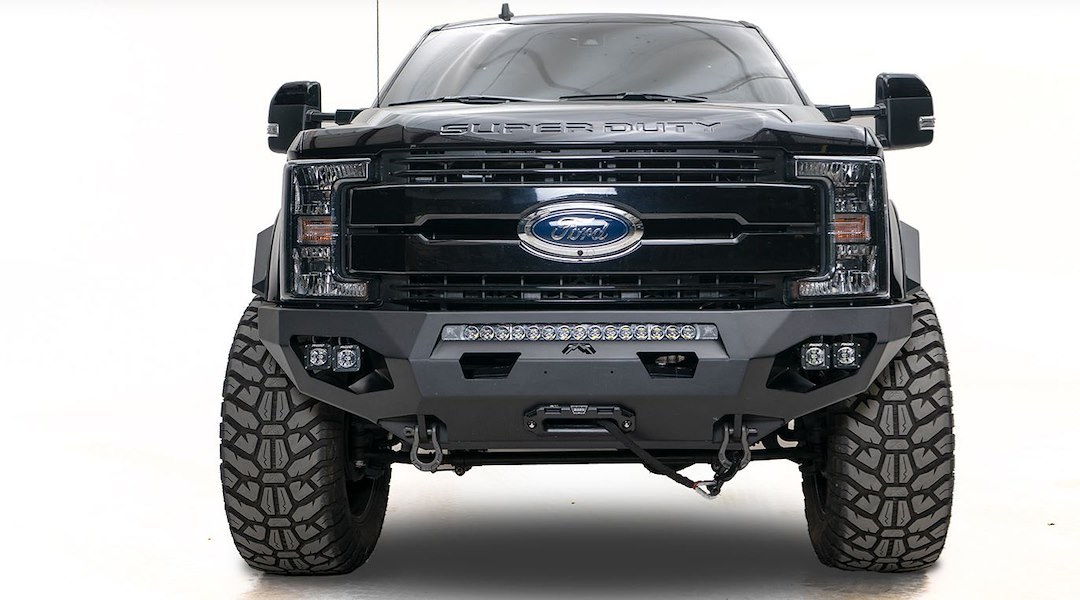 Fab Fours Bumper, Matrix Series, One Piece Design, Mounting Hardware Included, Without Grille Guard – FS17-X4151-1