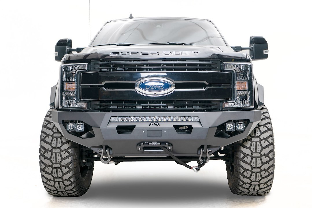 Fab Fours Bumper, Matrix Series, One Piece Design, Mounting Hardware Included, Without Grille Guard – FS17-X4161-1