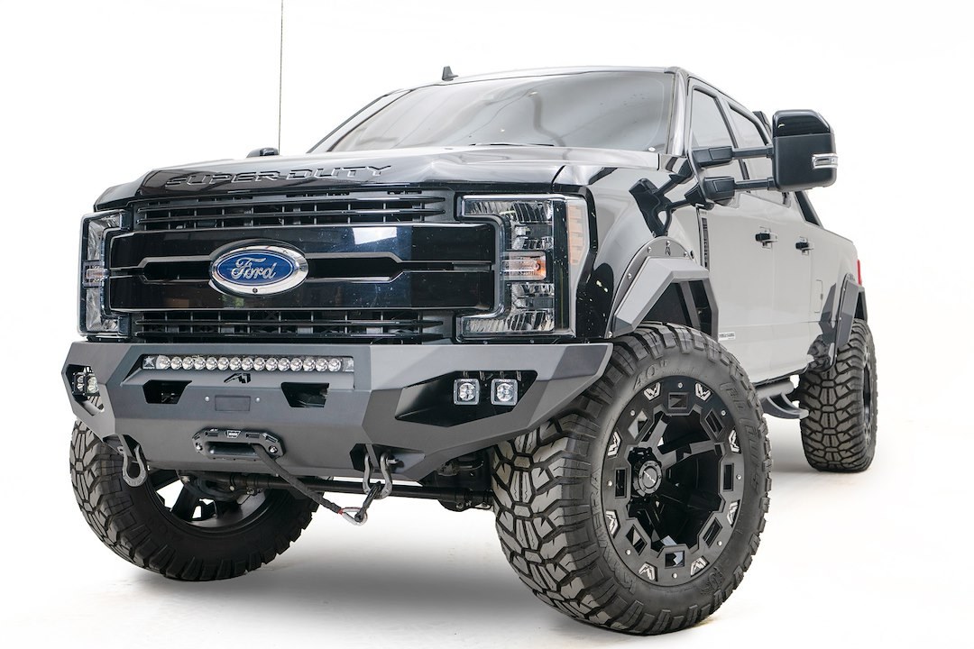 Fab Fours Bumper, Matrix Series, One Piece Design, Mounting Hardware Included, Without Grille Guard – FS17-X4161-1