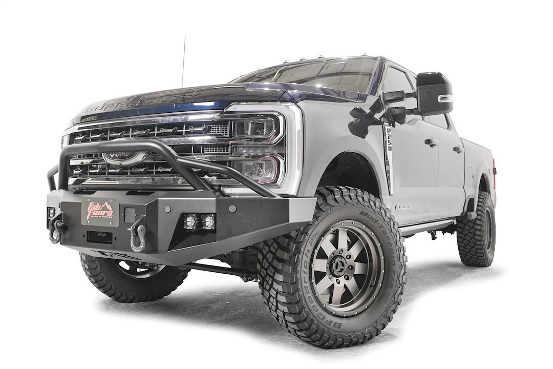 Fab Fours Bumper, Premium, One Piece Design, Mounting Hardware Included, With Pre-Runner Guard – FS23-A5952-1