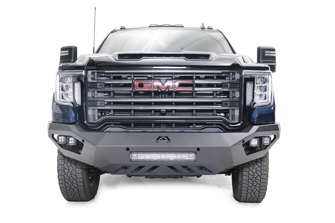 Fab Fours Bumper, Vengeance, One Piece Design, Mounting Hardware Included, Without Grille Guard, Without Winch Mount, Without Tow Hooks – GM20-V5051-1