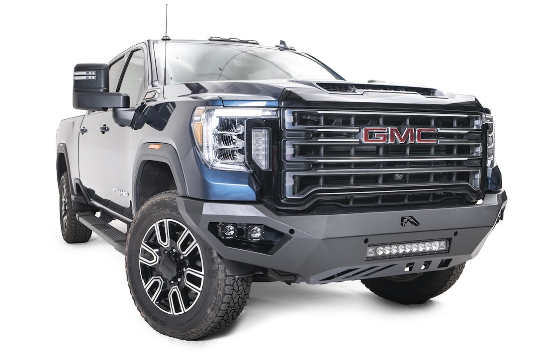 Fab Fours Bumper, Vengeance, One Piece Design, Mounting Hardware Included, Without Grille Guard, Without Winch Mount, Without Tow Hooks – GM20-V5051-1