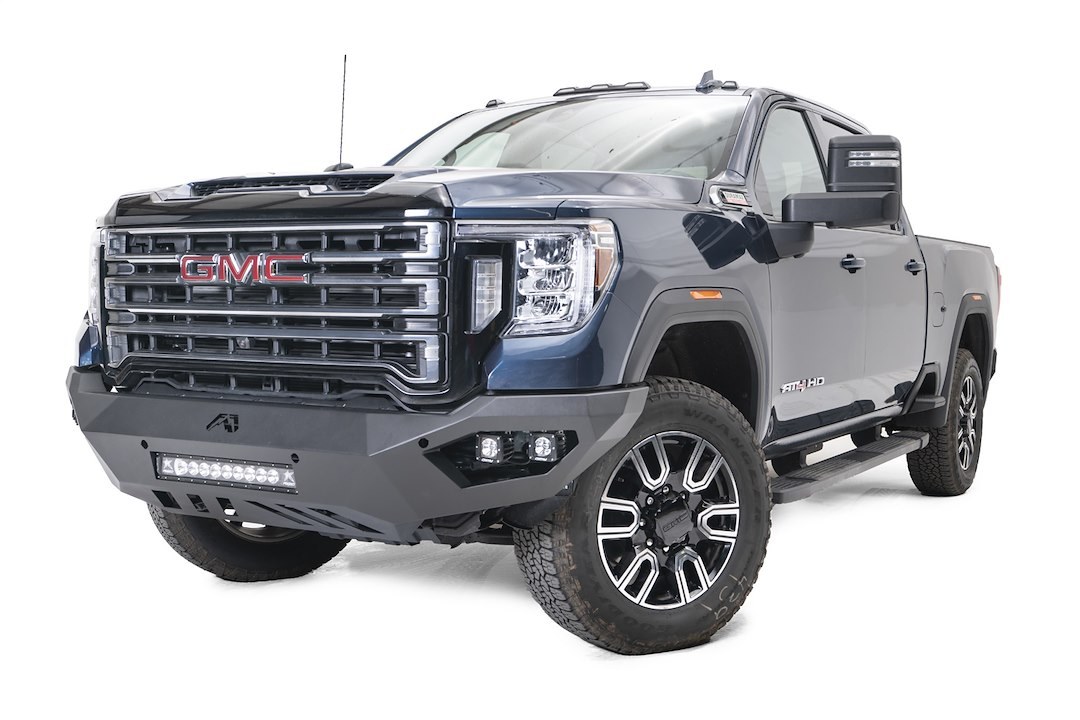 Fab Fours Bumper, Vengeance, One Piece Design, Mounting Hardware Included, Without Grille Guard, Without Winch Mount, Without Tow Hooks – GM20-V5051-1