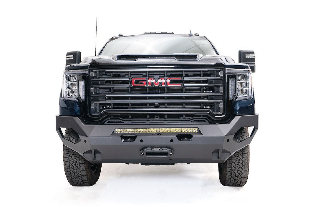 Fab Fours Bumper, Matrix Series, One Piece Design, Mounting Hardware Included, Without Grille Guard – GM20-X5051-1