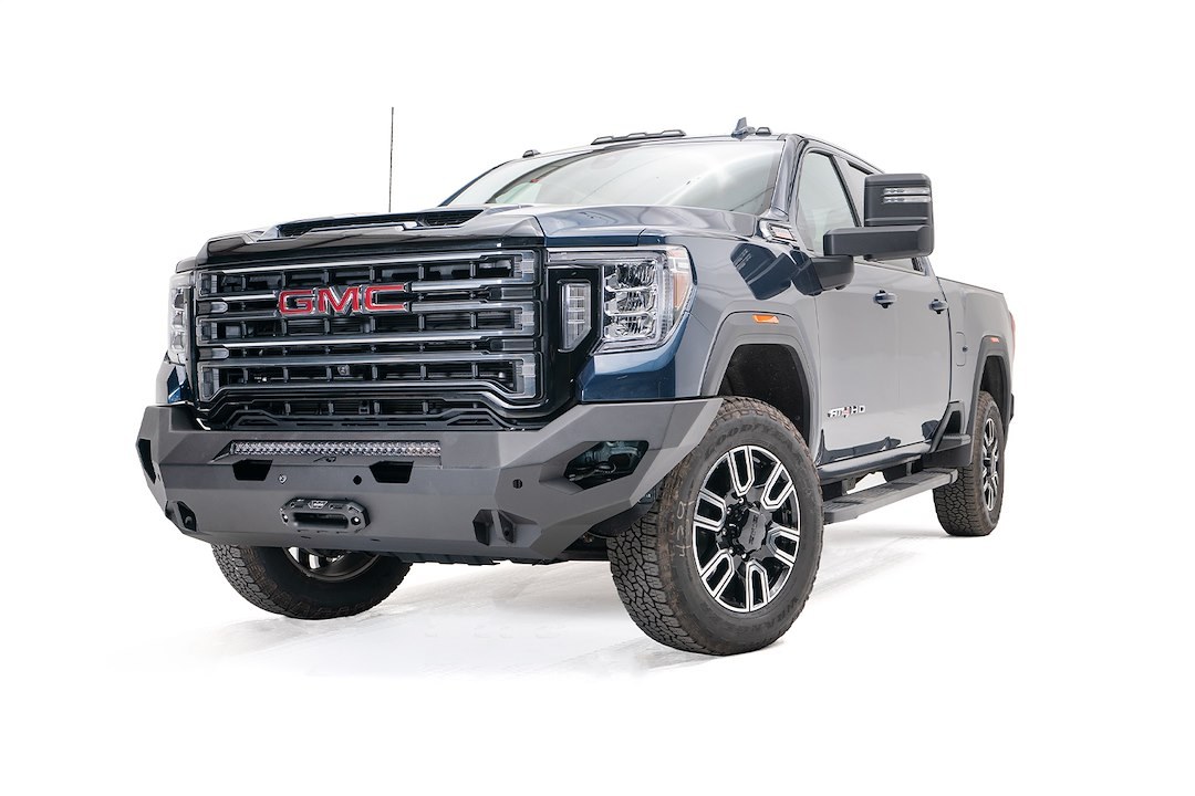 Fab Fours Bumper, Matrix Series, One Piece Design, Mounting Hardware Included, Without Grille Guard – GM20-X5051-1