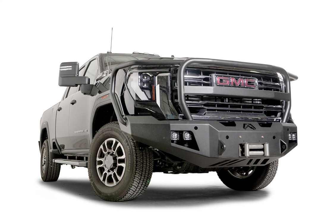 Fab Fours Bumper, Premium, One Piece Design, Mounting Hardware Included, With Grille Guard – GM24-A6250-1