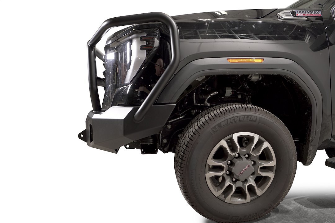 Fab Fours Bumper, Premium, One Piece Design, Mounting Hardware Included, With Grille Guard – GM24-A6250-1