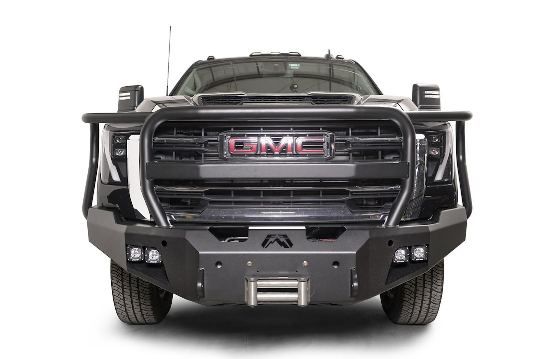Fab Fours Bumper, Premium, One Piece Design, Mounting Hardware Included, With Grille Guard – GM24-A6250-1