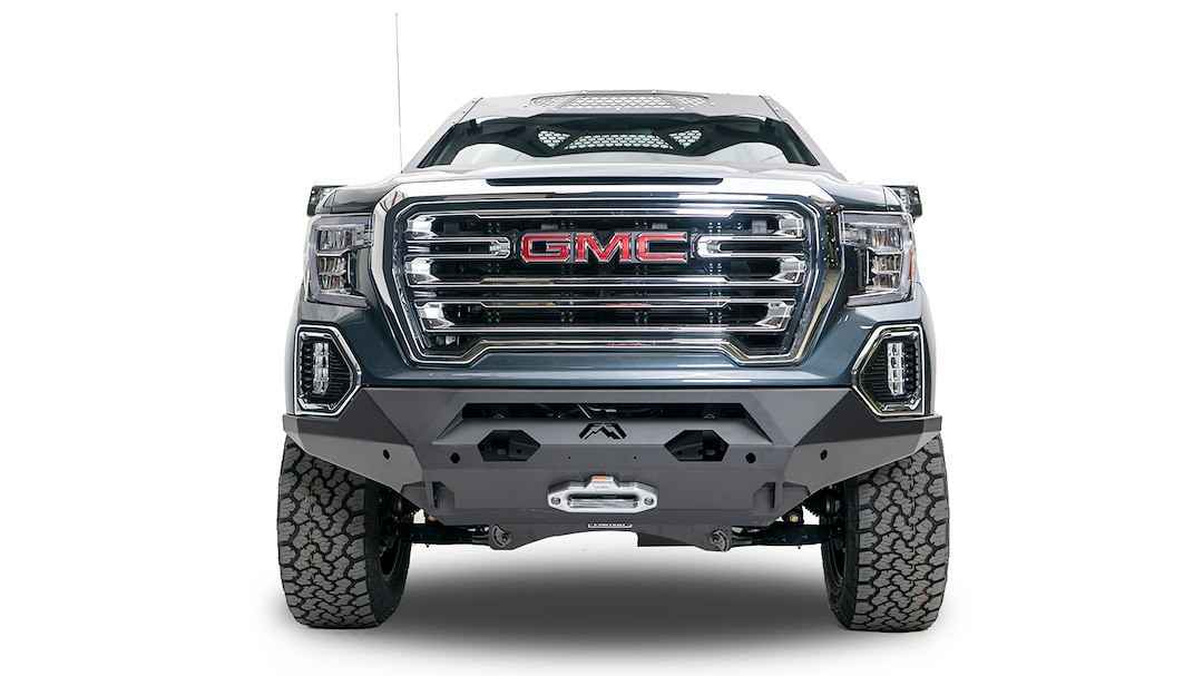 Fab Fours Bumper, Matrix Series, One Piece Design, Mounting Hardware Included, Without Grille Guard – GS19-X3951-1