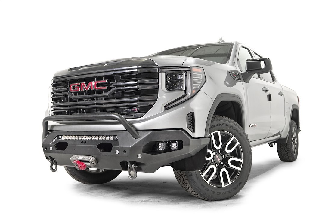 Fab Fours Bumper, Matrix Series, One Piece Design, Mounting Hardware Included, With Pre-Runner Guard – GS23-X5852-1