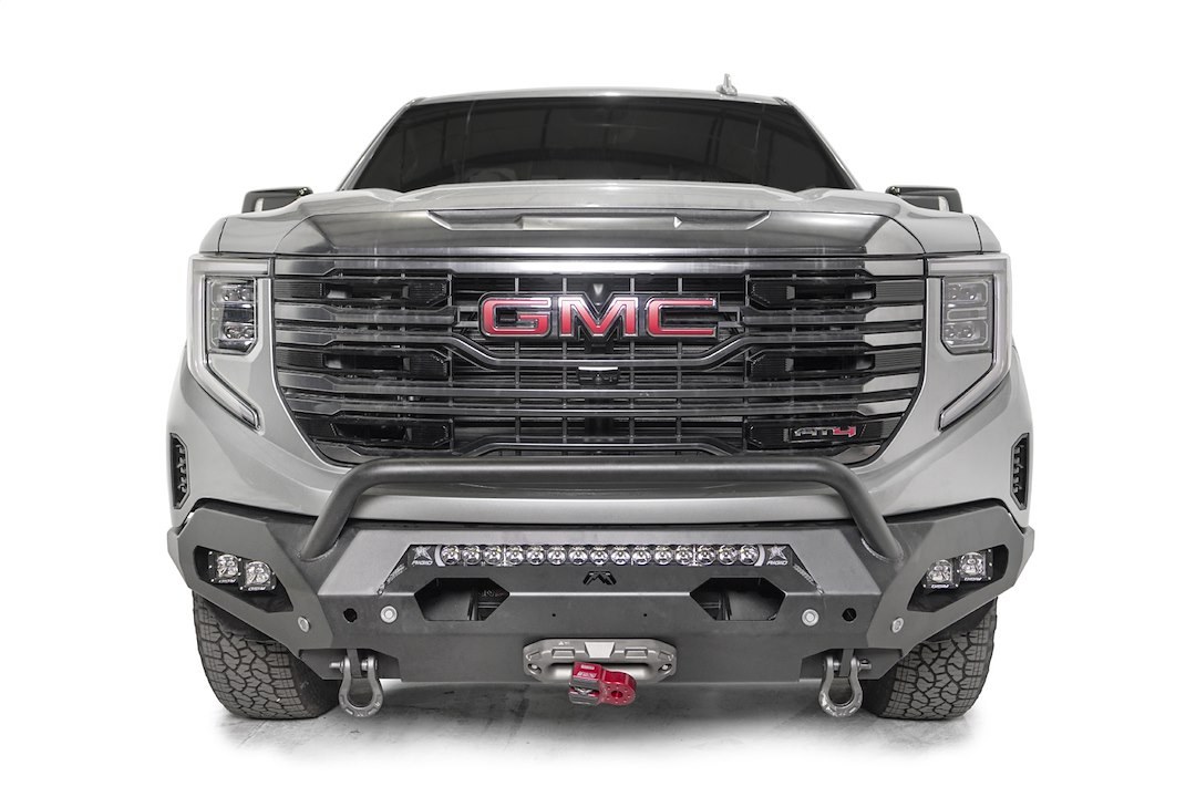 Fab Fours Bumper, Matrix Series, One Piece Design, Mounting Hardware Included, With Pre-Runner Guard – GS23-X5852-1