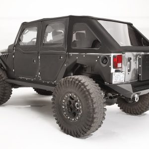 Fab Fours Fender, Armor System, Black Matte Powder Coated Steel, Set of 2 – JK1001-1
