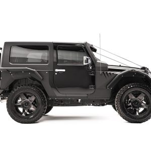 Fab Fours Fender, Armor System, Black Matte Powder Coated Steel, Set of 2 – JK4000-1