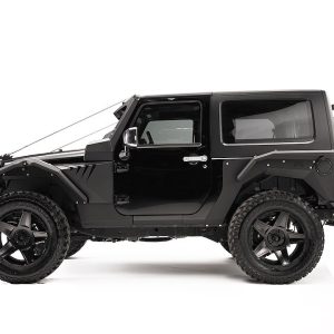 Fab Fours Fender, Armor System, Black Matte Powder Coated Steel, Set of 2 – JK4000-1