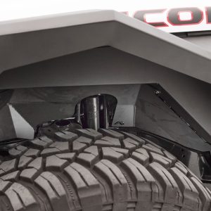 Fab Fours Inner Fender, Grumper, Black Matte Powder Coated Steel, Set of 2, Compatible with JL4600 Series Fender Only – JL1002-1