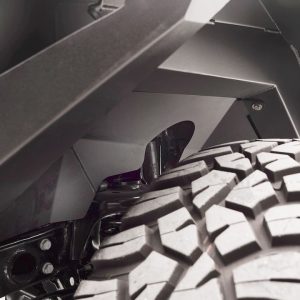 Fab Fours Inner Fender, Grumper, Black Matte Powder Coated Steel, Set of 2, Compatible with JL4600 Series Fender Only – JL1002-1