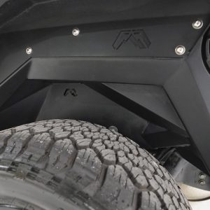 Fab Fours Inner Fender, Armor System, Black Matte Powder Coated Steel, Set of 2, Compatible with JL2001-1 Fender Only – JL1008-1
