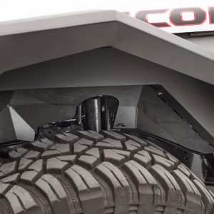 Fab Fours Inner Fender, Grumper, Black Matte Powder Coated Steel, Set of 2, Compatible with JL2000 Series Fender – JL2002-1