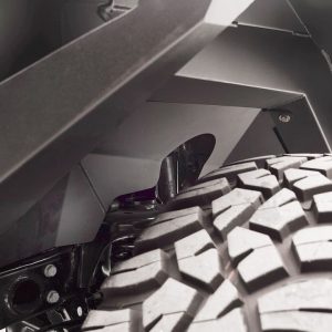 Fab Fours Inner Fender, Grumper, Black Matte Powder Coated Steel, Set of 2, Compatible with JL2000 Series Fender – JL2002-1