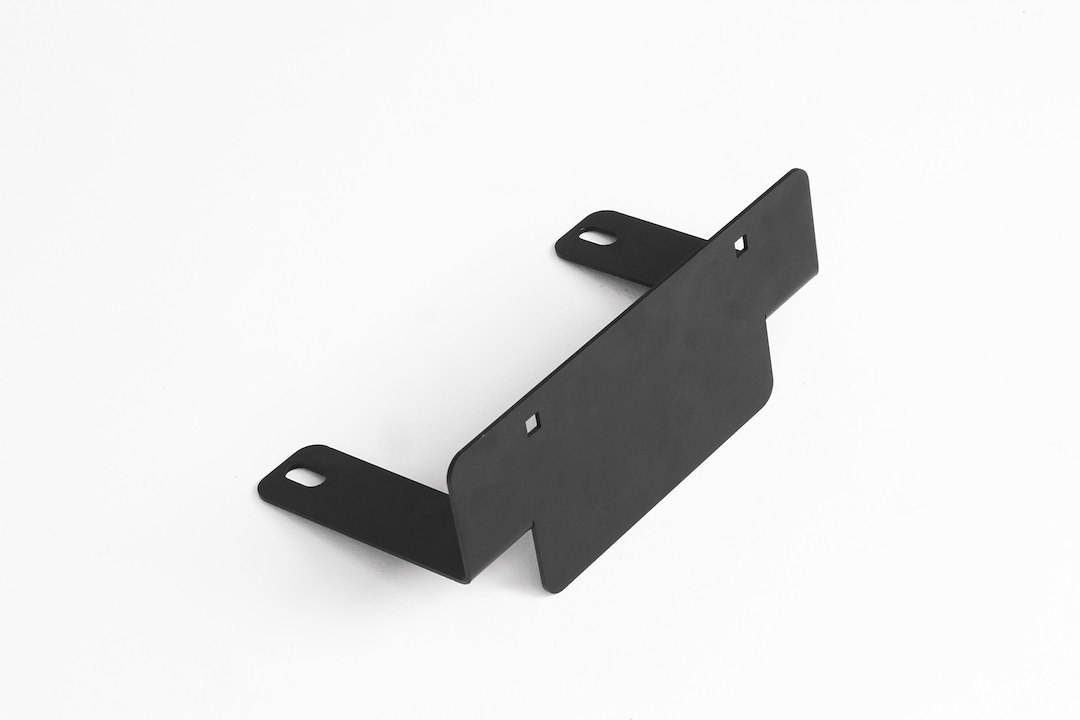 Fab Fours License Plate Bracket, Vengeance, Powder Coated Steel, For 1/2 Ton Vengeance Bumpers – M2250-1