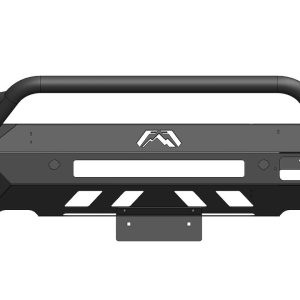 Fab Fours License Plate Bracket, Vengeance, Matte Black Powder Coat, Steel – M2351-1