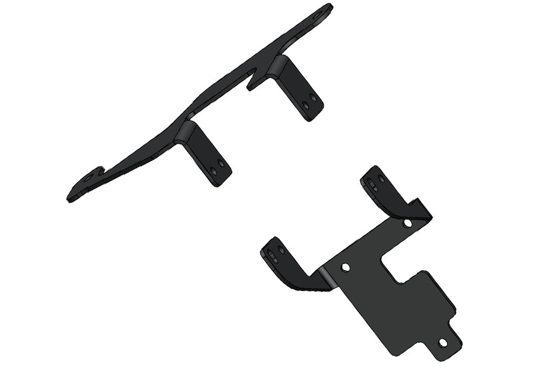 Fab Fours Cruise Control Sensor Relocation Bracket, Use with Fab Fours Bumpers, Textured Powder Coated Steel – M3853-1