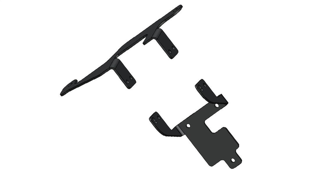 Fab Fours Cruise Control Sensor Relocation Bracket, Use with Fab Fours Bumpers, Textured Powder Coated Steel – M3853-1
