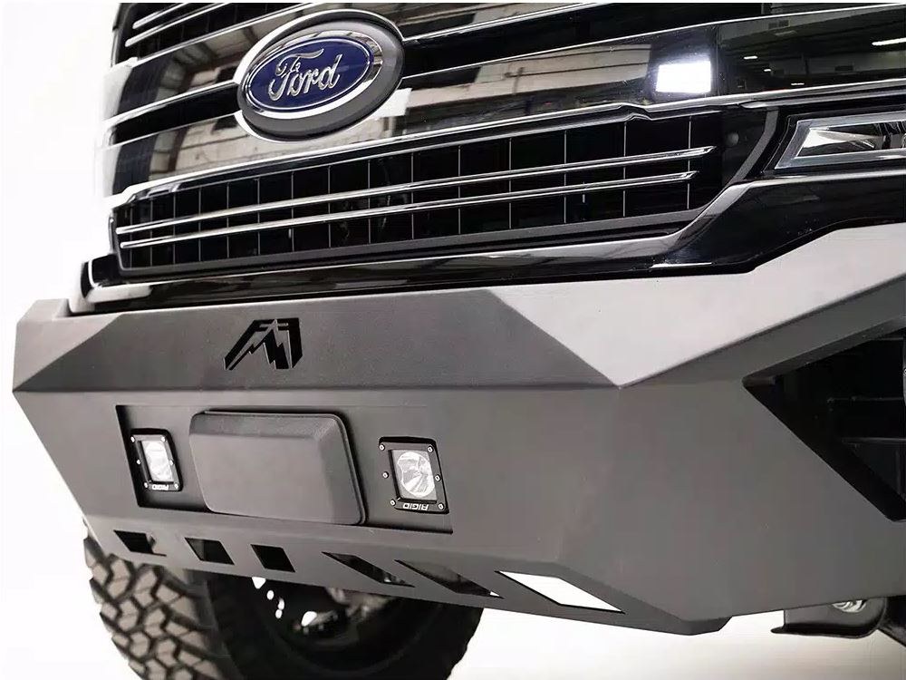 Fab Fours Cruise Control Sensor Relocation Bracket, Vengeance, Use with Fab Fours Vengeance Bumpers, Textured Powder Coated Black Steel – M5350-1