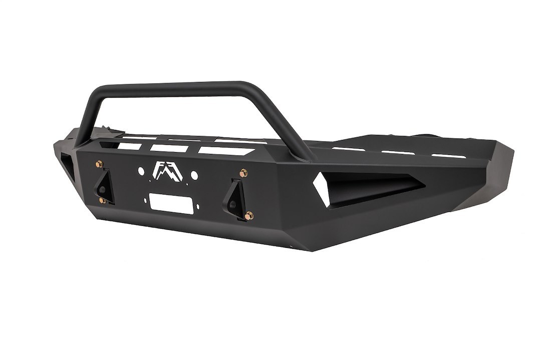 Fab Fours Bumper, Red Steel, One Piece Design, Mounting Hardware Included, With Pre-Runner Guard, With Internal Winch Mount – DR03-RS1062-1