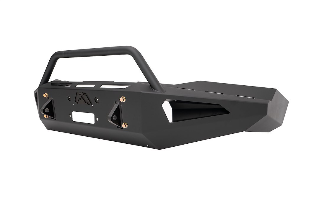 Fab Fours Bumper, Red Steel, One Piece Design, Mounting Hardware Included, With Pre-Runner Guard, With Internal Winch Mount – DR06-RS1162-1