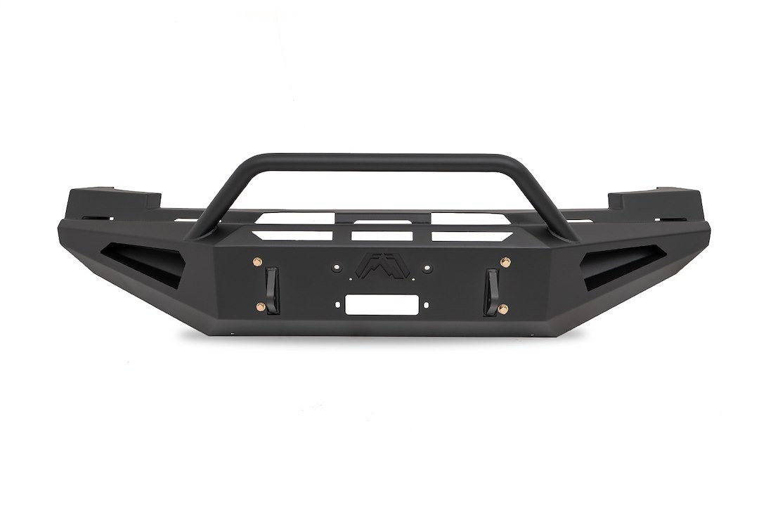 Fab Fours Bumper, Red Steel, One Piece Design, Mounting Hardware Included, With Pre-Runner Guard, With Internal Winch Mount – CS07-RS2062-1