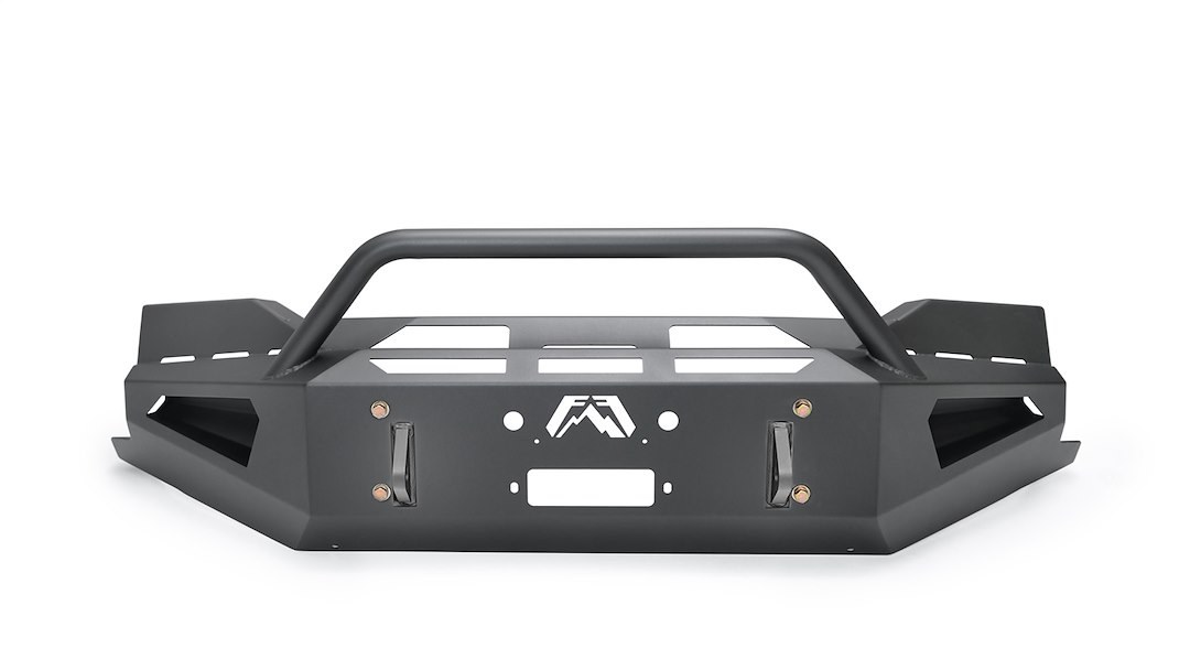 Fab Fours Bumper, Red Steel, One Piece Design, Mounting Hardware Included, With Pre-Runner Guard – CS19-RS4062-1