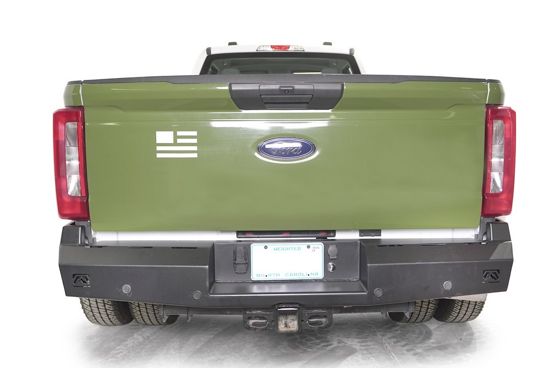 Fab Fours Bumper, Red Steel, One Piece Design, Mounting Hardware Included, Without Grille Guard, Integrated D-Ring – FS23-RT5950-1