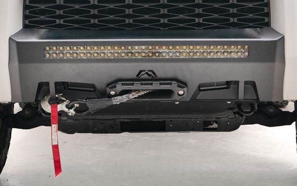 Fab Fours Bumper, Hidden Winch, One Piece Design, Mounting Hardware Included, Without Grille Guard, With Winch Mount – T4R-N4551-1