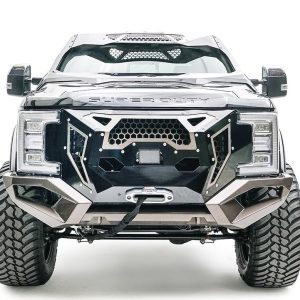 Fab Fours Fender, Open Fender System, Bare, Steel, With Inner Fender, Set of 4, With Skyjacker Leveling Kit – TF4100-B