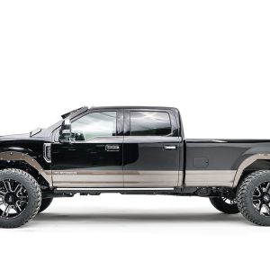 Fab Fours Fender, Open Fender System, Bare, Steel, With Inner Fender, Set of 4, With Skyjacker Leveling Kit – TF4100-B