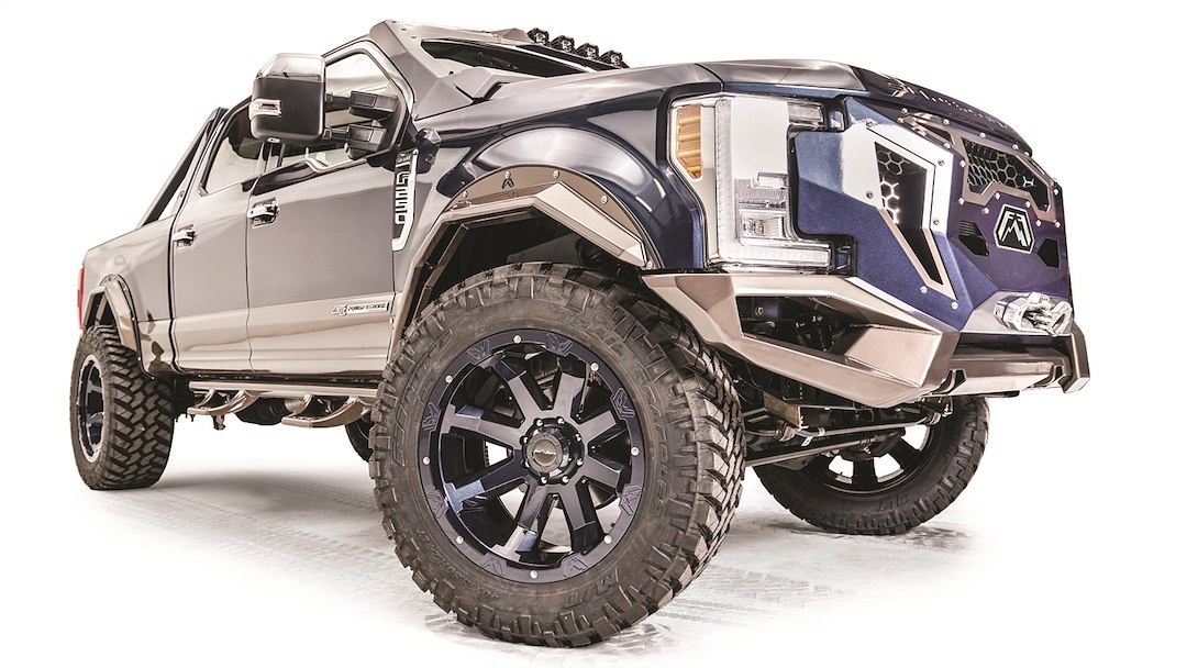 Fab Fours Fender Flare, Open Fender System, Aggressive High Arching Style, Bare Steel, Direct-Fit/ Mounts to Open Fender System Fenders – TF4110-B