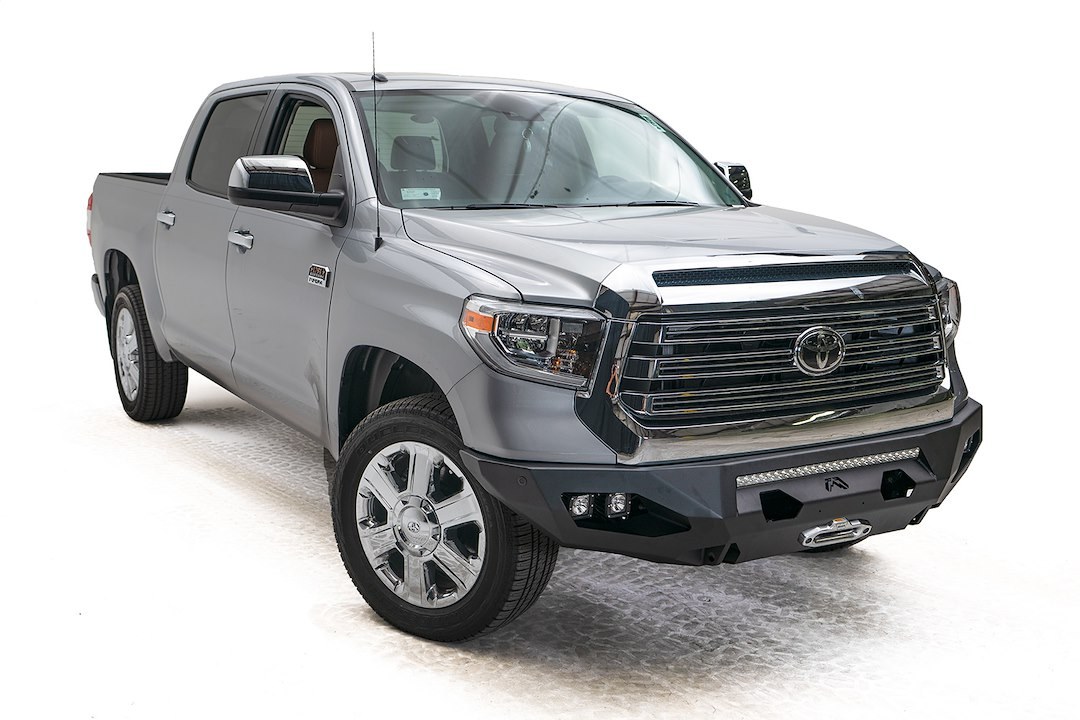 Fab Fours Bumper, Matrix Series, One Piece Design, Mounting Hardware Included, Without Grille Guard – TT14-X3851-1