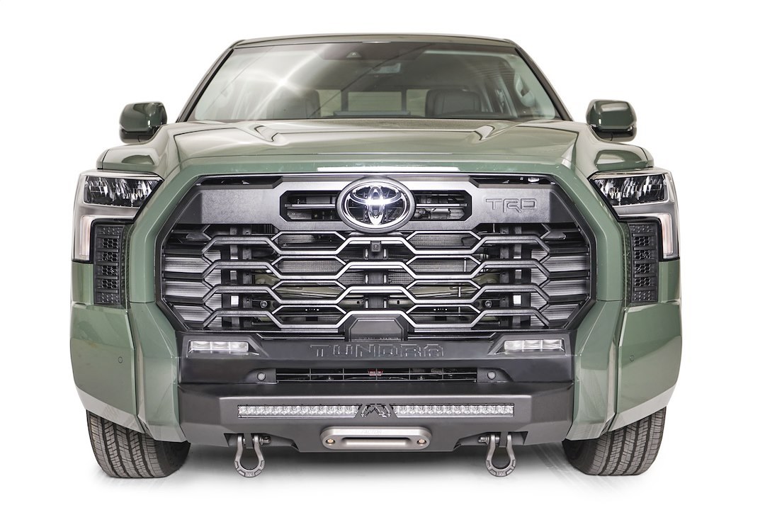 Fab Fours Bumper, Hidden Winch, One Piece Design, Mounting Hardware Included, Without Grille Guard – TT22-N5451-1